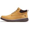 Cross Mark Two-Layer Leather Suede Warm Waterproof Durable Ankle Outdoor Boots Men Boots Wheat A1TQA231