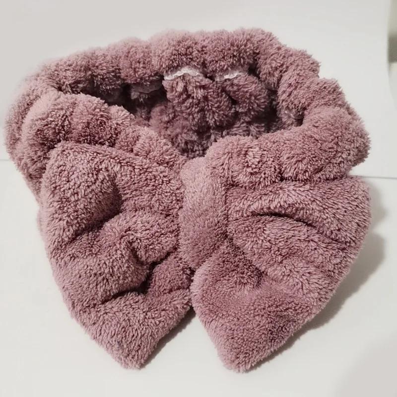 Женская шапка для сушки волос, быстросохнущая шапочка для полотенца из микрофибры, шапка для ванны, однотонная шапочка для полотенца, суперпоглощающая шапочка для сушки волос, тюрбан