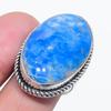 Natural Lapis Lazuli Gemstone 925 Sterling Silver Jewelry Ring Size 7.5 u0V07