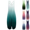 Women's Casual Print Loose Large Size Casual Sleeveless Strappy Jumpsuit