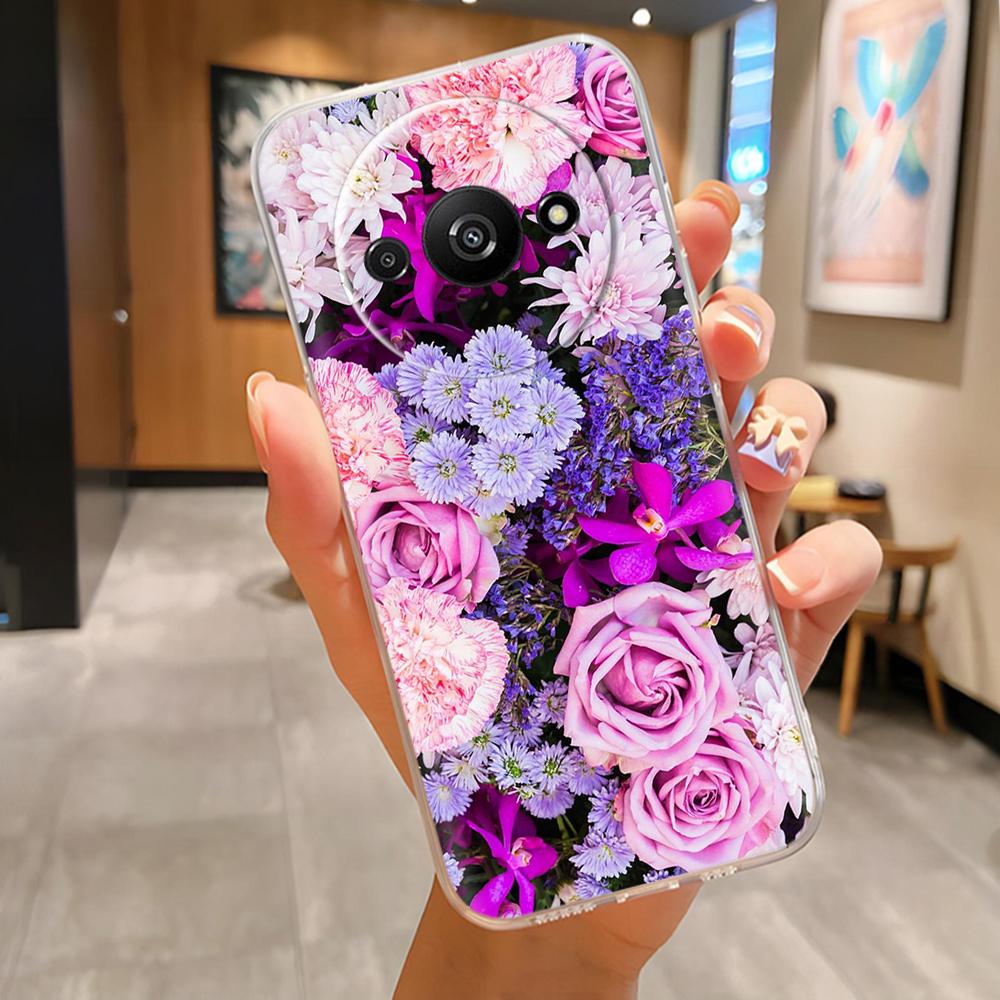 Чехол для телефона для Redmi A3 4G Чехол Сердца Funda Жидкий силикон Защита камеры Задняя крышка телефона для Xiaomi Redmi A3X redmiA3 A 3