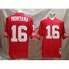 49ers Football Jersey 10 85 97 Red White Retro Embroidered Mesh Sports T-Shirt
