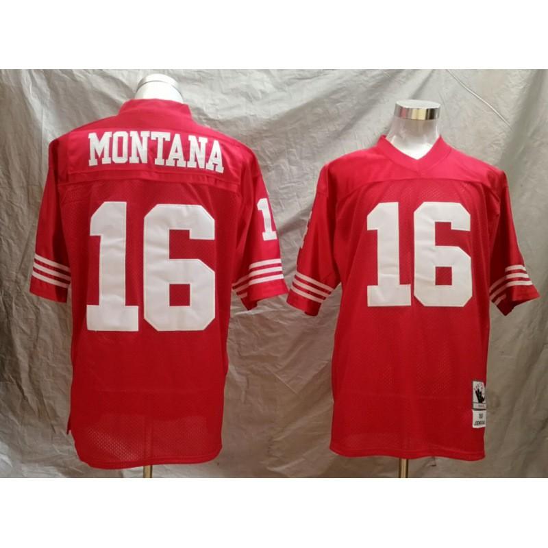 49ers Football Jersey 10 85 97 Red White Retro Embroidered Mesh Sports T-Shirt