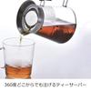 Hario Tea Server Simply 360-Degree Spout, 700ml, Clear, TS-70-HSV