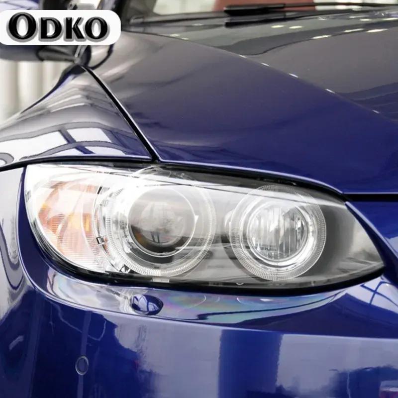 Car Headlight Tint Smoked Black Protective Film Front Light Transparent TPU Sticker For BMW M3 E90 E92 E93 2007-2013 Accessories