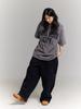 PHILIPPAKER Double-Knee Wide Single-Pleat Training Track Pants Navy