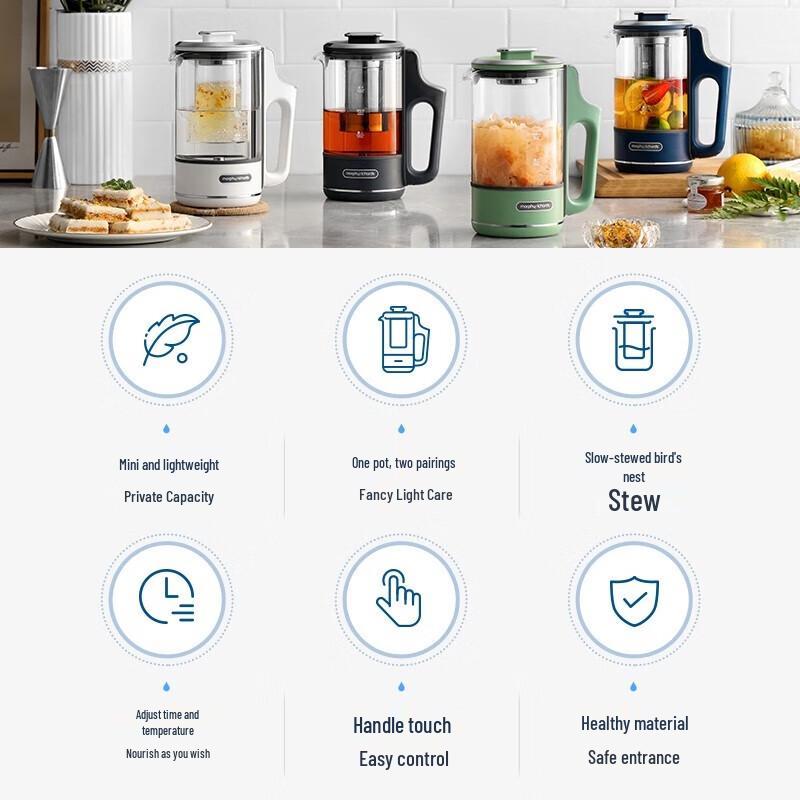 Morphy Richards 0.6L Portable Multi-Function Health Kettle