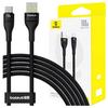 Baseus Flash 2 100W USB To USB-C Cable, 2M (Black)