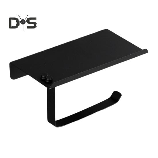 Держатель для туалетной бумаги с полкой из нержавеющей стали, держатель для туалетной бумаги, настенное крепление, винт, водонепроницаемая, устойчивая к ржавчине полка для телефона, держатель для духов