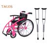Mini Wheelchair Toy Set for Dollhouse Miniature Model with Crutches House Decoration DIY Crafts Sand Table Accessories Wheelchair Toys Mini Crutches