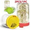 2PCS/1PC Food Grade Mesh Sprout Cover Kit Peanut Sprouting Lid for Mason Jar Bean Sprout Cover Fermentation Strainer Lids