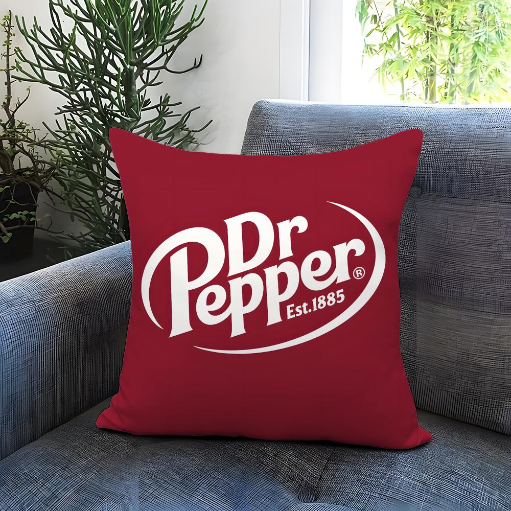 Чехол на подушку D-Dr Pepper Удобный двусторонний чехол для подушки Идеально подходит для автомобиля, дивана, спальни и многого другого