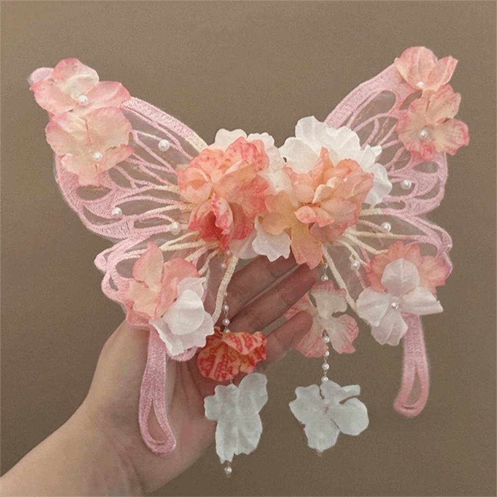 2pcs/set Ancient Style Fairy Tale Butterfly Hairclips Extra Large Styling Hair Clip Elegant Hair Accessories For Women Girls