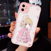 Чехол для телефона Cardcaptor Sakura anime cute girl матовый прозрачный для iphone 7 8 11 12 plus mini x xs xr pro max