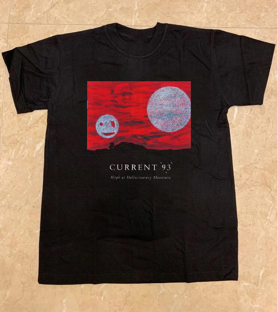 РЕДКИЙ Current 93 Группа Черная Подарок для фанатов Все размеры S-5XL Футболка TA92 Унисекс Футболка