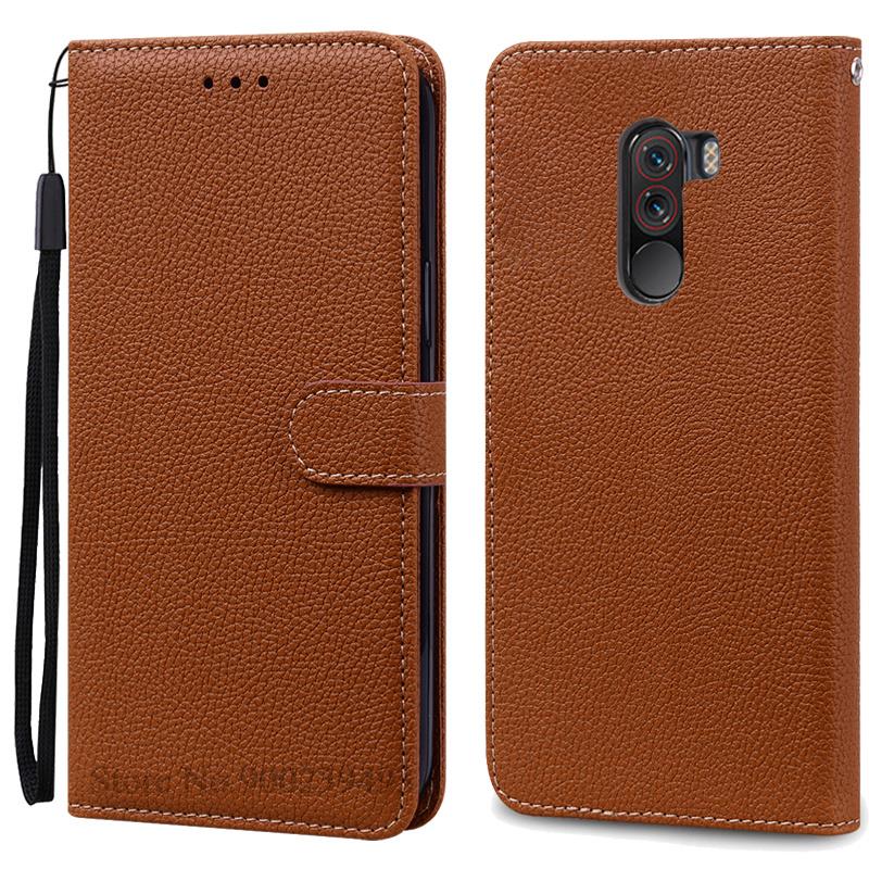 For Xiaomi Pocophone F1 Case Shockproof Wallet Flip Case For Poco F1 Cover Xiaomi Mi Poco Phone F1 Poko F1 PocoF1 Phone Cases