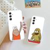 Забавные Рыбы Жители Чехол для Телефона Для Samsung Galaxy A52 A12 A51 S21 Edge S22ULTRA S23 S24 S20LITE Plus Ultra Прозрачный Чехол