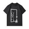 Men's 100% Cotton Crew Neck Short Sleeve T-Shirt, Funny Pawn Chess Piece Mirror Reflection Queen Print Casual Summer Fashion Tees for Chess Lovers Dai