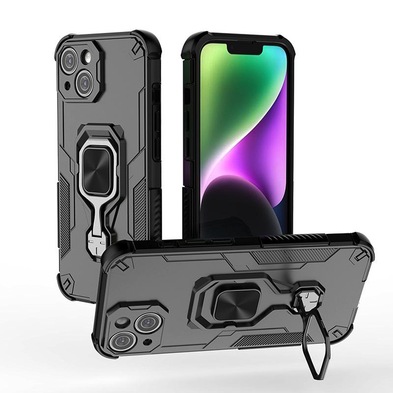 KEYSION Противоударный чехол для iPhone 15 Pro Max Мягкий силиконовый + PC вертикальный чехол-подставка для телефона на заднюю панель для iPhone 15 15 Plus