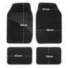 FH Group Group Car Floor Mat Universal Fit for and Trucks Imported from (FH International) Set, Blue, Multi-Function, Sedans, SUVs, [Officially Japan]