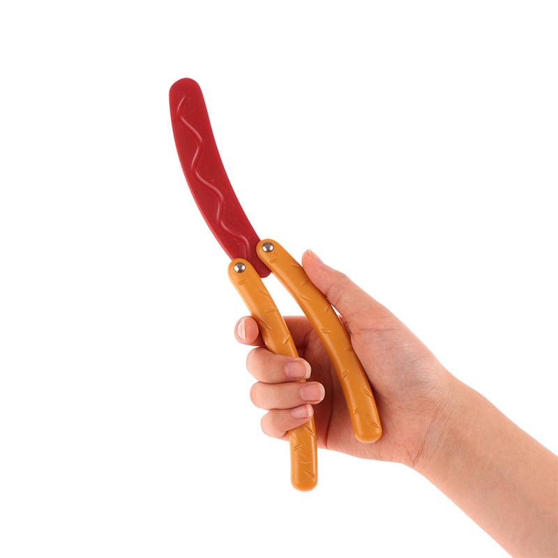 3D-печать Гравитационная собака Нож-бабочка Банановый нож-редис Модель Push Card Декомпрессионная игрушка Студенческий приз