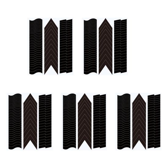 5 шт. наклейки для ногтей водонепроницаемые декоративные долговечные хорошие французские художественные полоски линии наклейки принадлежности