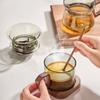 Деревянная ручка стакан для чая офисный деловой чайный стакан для разделения воды чашка для чая краткое чистое цветное личное использование кофейная чашка