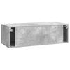 Wall Mounted TV Cabinet Concrete Grey 98 x 41 x 30 cm