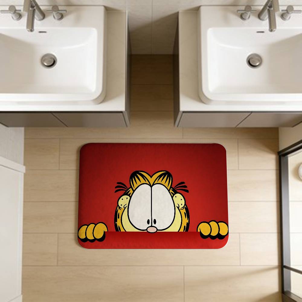 Fashion G-Garfields Entrance Door Mat Nordic Style Home Doormat Bathroom-Toilet Mats Bedroom Hotel Decor Mat