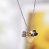 Изысканное ожерелье с подвеской в виде пчелы из стерлингового серебра 925 пробы, модное креативное женское милое украшение D5QB