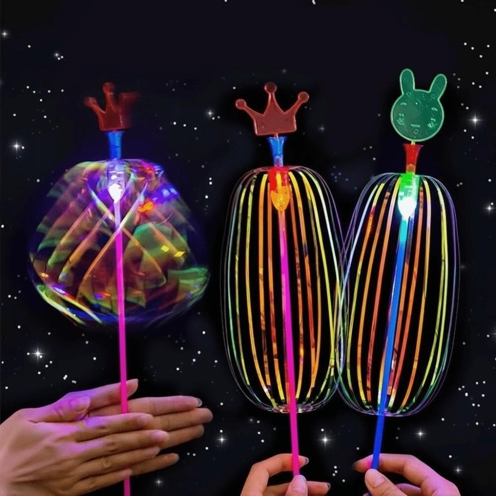 Colorful Luminous Magic Stick Shining Light Light Wand Stick New LED Bubble Wand Entertainment