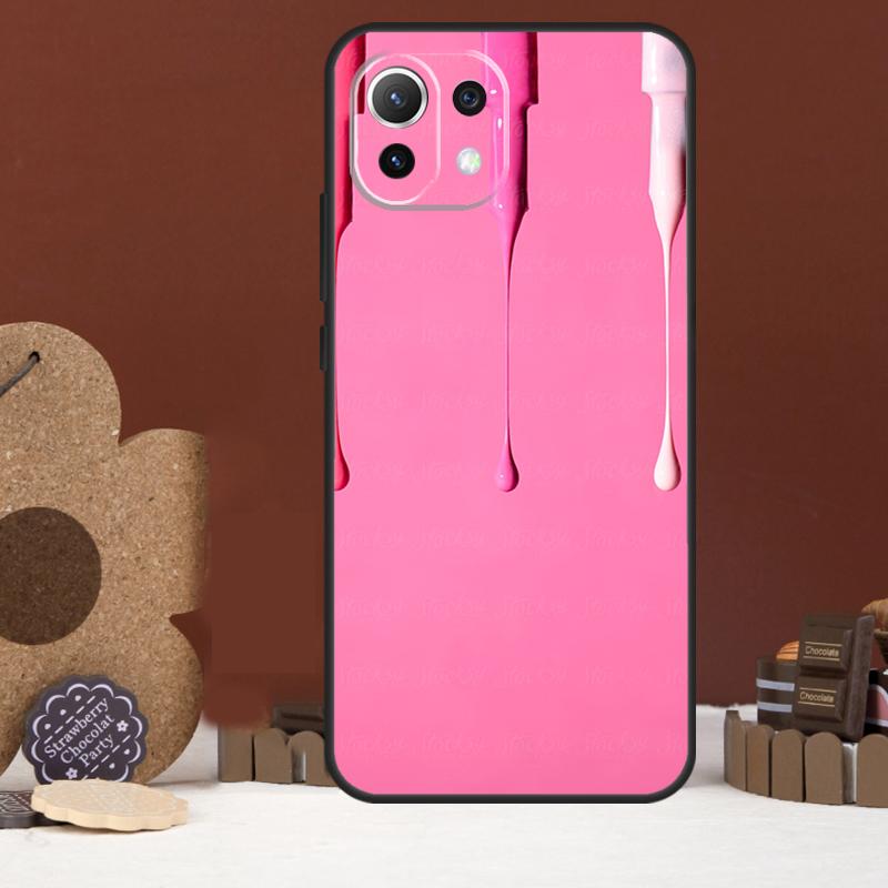 Красивый Чехол-Футляр Цвета Эмали для Лак для Ногтей Для Xiaomi 15 14 Ultra 13T 14T 15T 17 Pro Max POCO X7 Pro X5 X6 F5 F6 F7 F8 Ultra Чехол