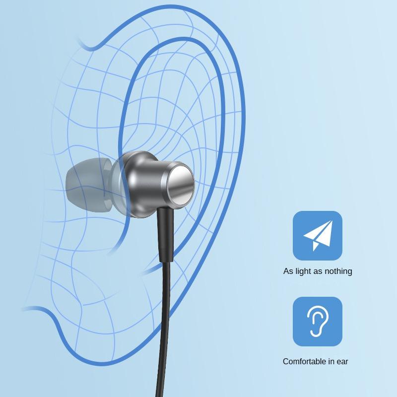 Wired Headphone In-ear Type-c Suitable for Xiaomi, Samsung, Huawei, Smart Phone Headset, Wire Control and Microphone Call