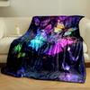 Vibrant Butterfly Night Sky for all seasons blanket lunch break throw gift