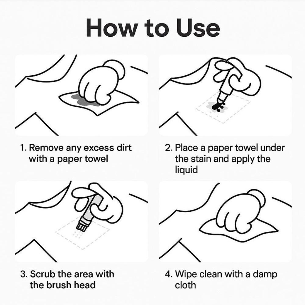 12ml Stain Remover Pen with Brush Head Emergency Stain Remover Hot Oil Remover Stick  Dating