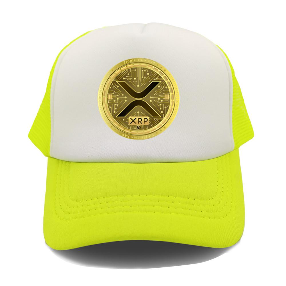 XRP Ripple Baseball Cap Unisex and Women Cryptocurrency Trucker Hat Summer Mesh Net Dad Caps Gift