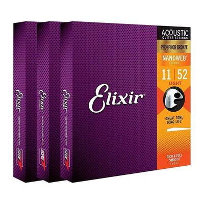 Струны для акустической гитары Elixir Фосфорная бронза ЛАЙТ 12-53 16002 16027 GZW
