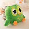 Зеленая плюшевая игрушка Duolingo Сова Duo Plushie Of Duo The Owl мультфильм аниме кукла сова мягкая мягкая игрушка детский подарок на день рождения