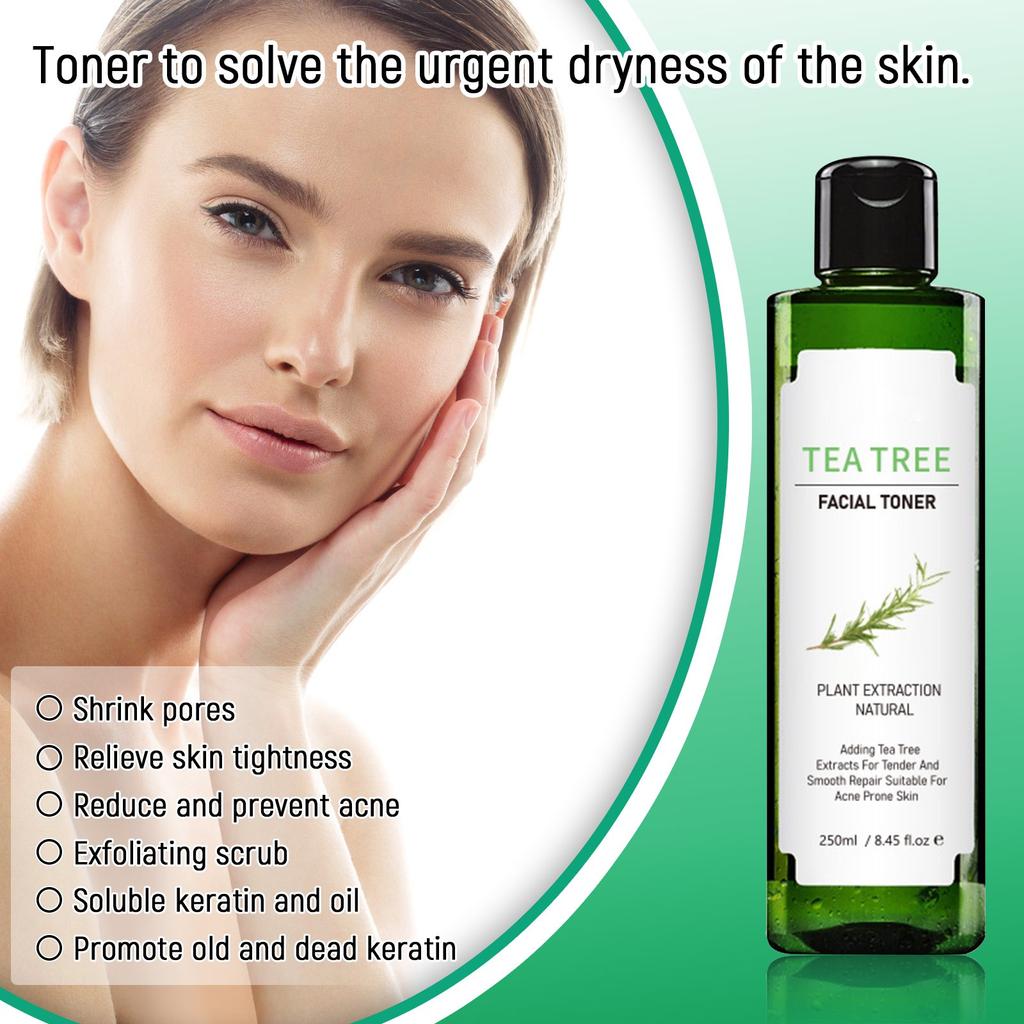 Белый тонер, 250 мл, глубоко очищает и сужает поры Тоник для лица «Древо»