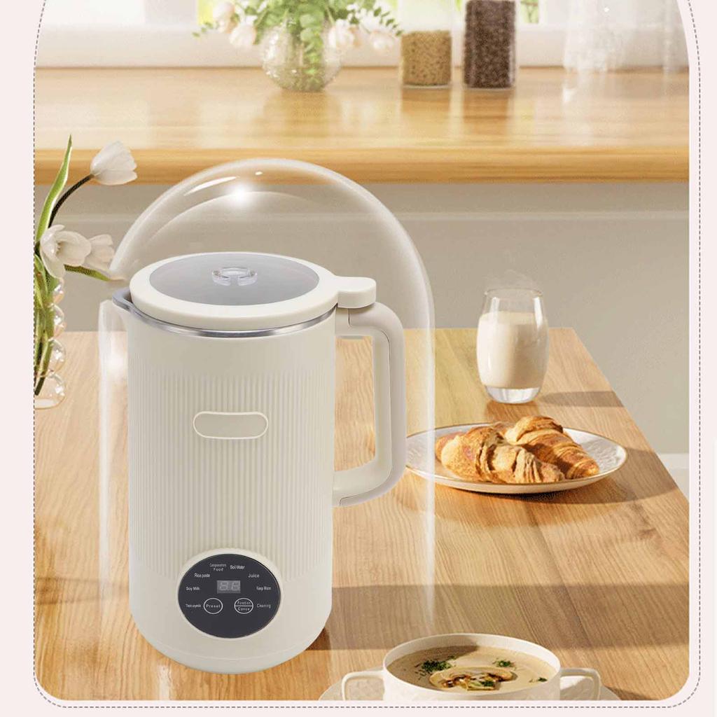 1200ml Nut Milk Maker Timer Automatic Cleaning Insulated Multifunctional Soybean Milk Machine for Fruits Vegetables
