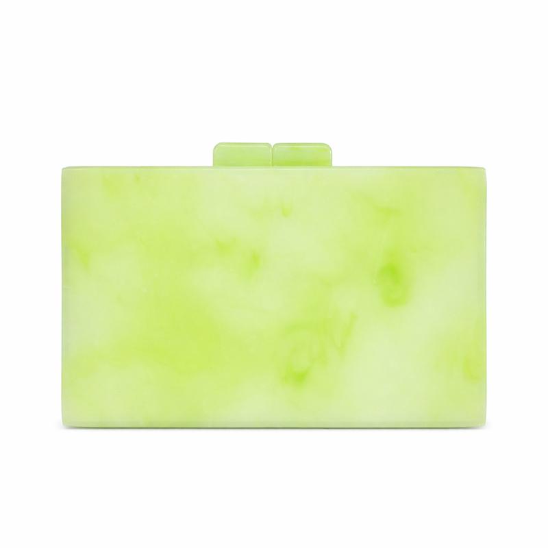 Shoulder Bag New Pearlized Acrylic Banquet Ladies Crossbody Evening Wedding Clutch Bags Crystal Original Brand Wallet Eco Pouch