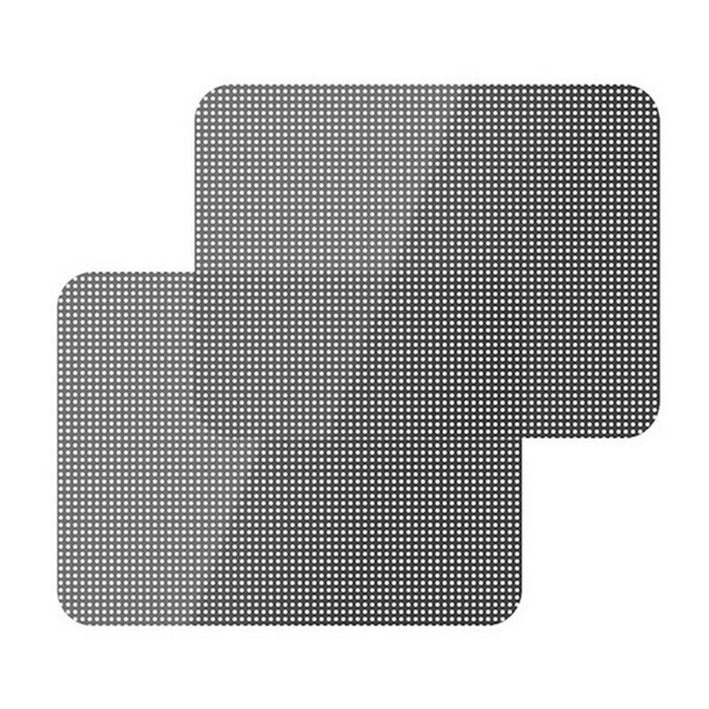 2PCS Summer Side Window Sunscreen UV Protection Windshield Net Sun Shade Sticker Mesh Film