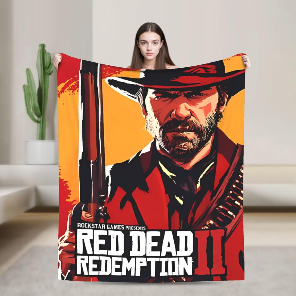 Arthur Morgan  Super Soft Blanket  Aesthetic Home Decor Flannel Bedspread Sofa Bed Cover