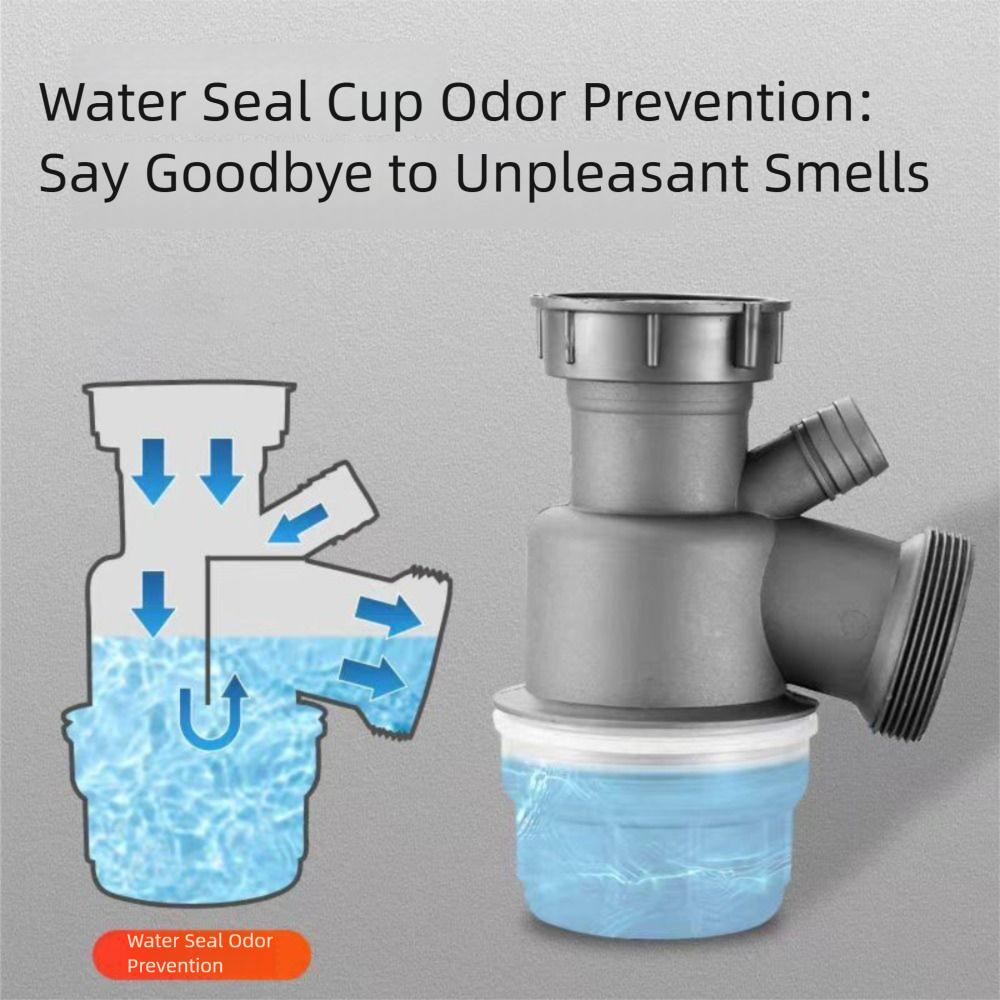 Stainless Steel Double Sink Tube Water Blocking Double Trough Basin Kitchen Sink