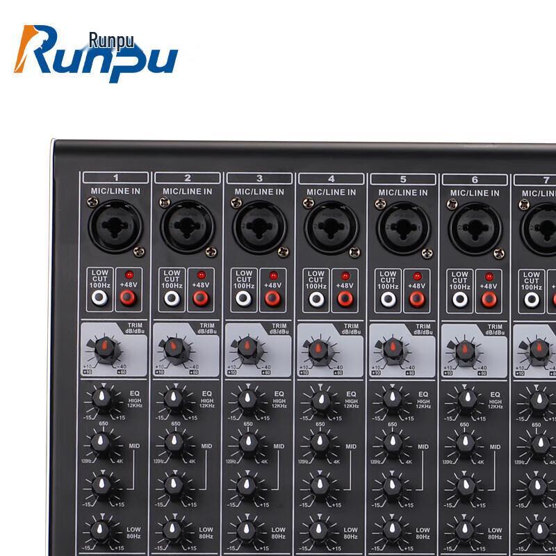 Runpu RP-MTY6008UX Профессиональный 8-канальный аналоговый микшер (Китайская версия)