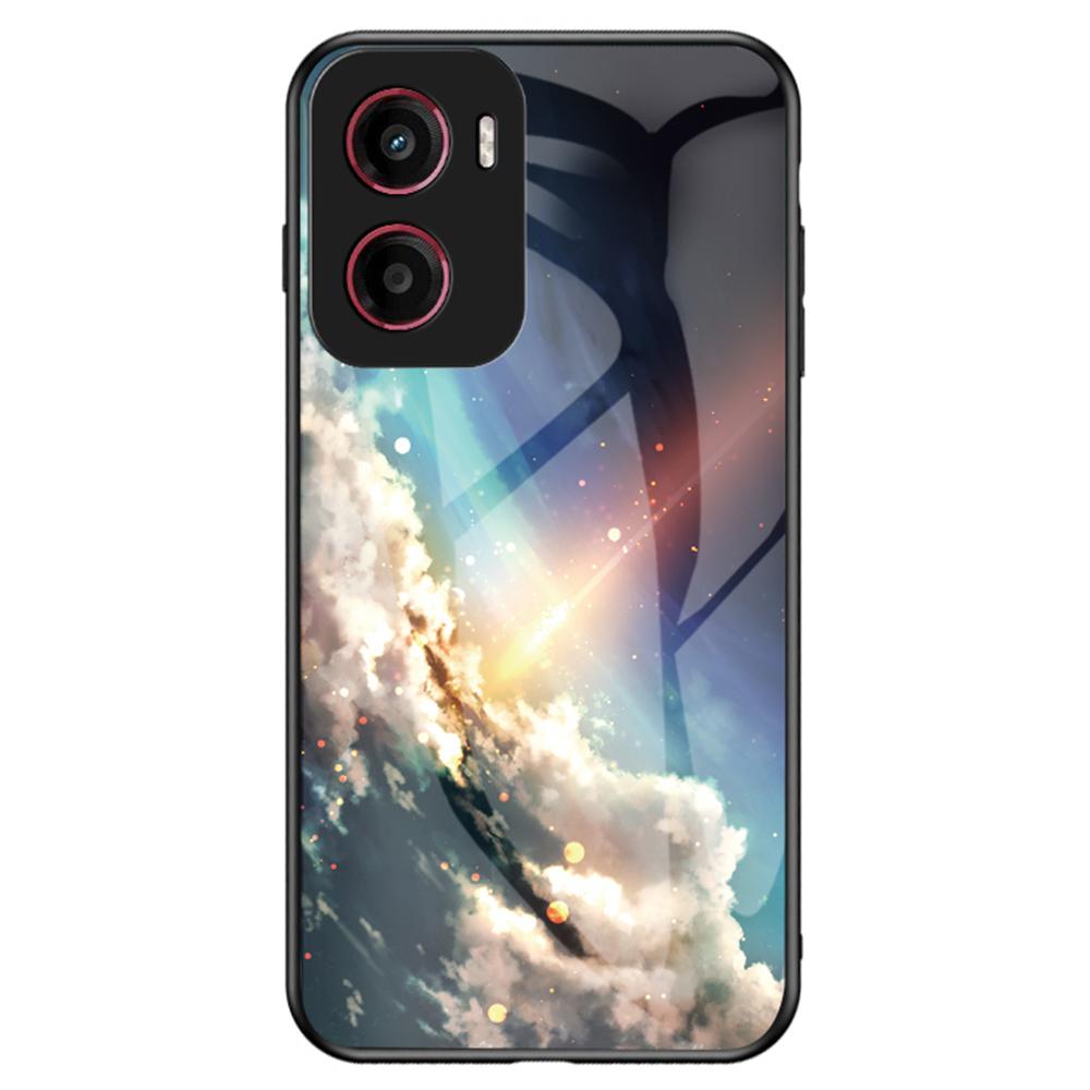 Чехол для Motorola Moto G05 4G с рисунком «Звездное небо», чехол для телефона из закаленного стекла