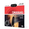 D'Addario EXP12 Acoustic Guitar Strings, EXP Coated Bronze, Medium, .013-.056