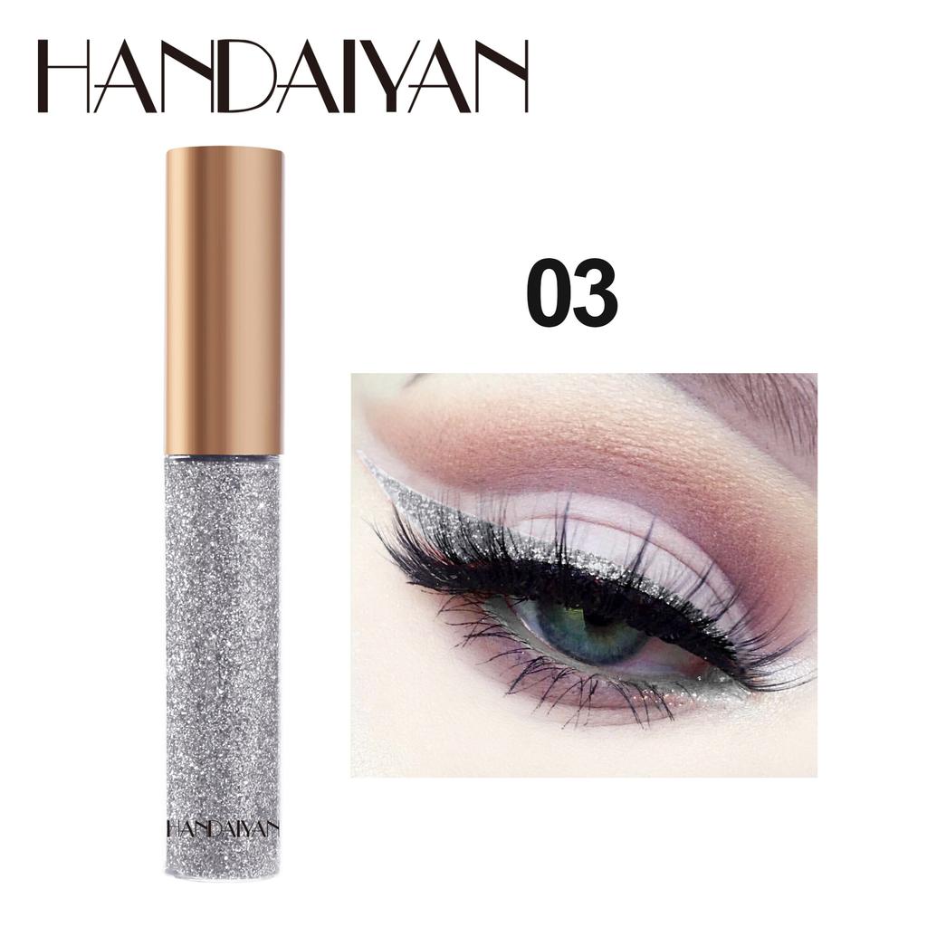 HANDAIYAN Stage Nightclub Makeup Performance Makeup and Colorful Shiny Sequins, Eye -catching Shadow Solution