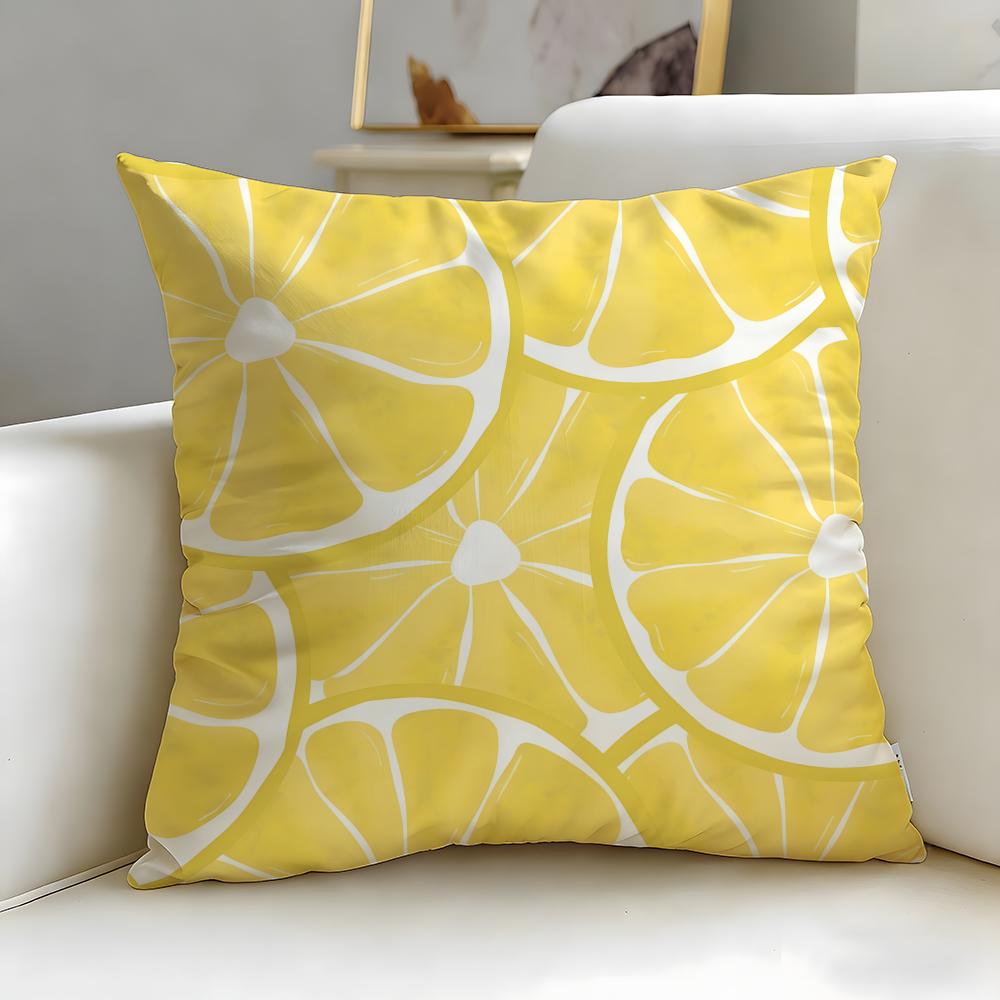 Artistic border Cushion Cover Soft  EasyWash Pillow Case  Versatile for Couch Bed Travel and Office