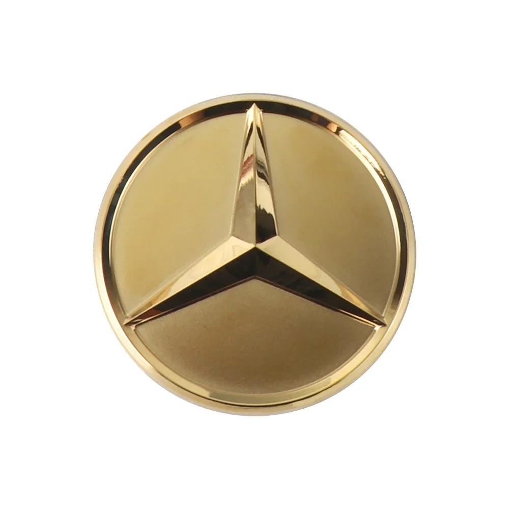 C200 E300 Hot 2026 52mm 57mm ABS Car Steering Wheel Logo Star Emblem Styling Accessories for Mercedes Benz AMG W220 W204 W202 W1